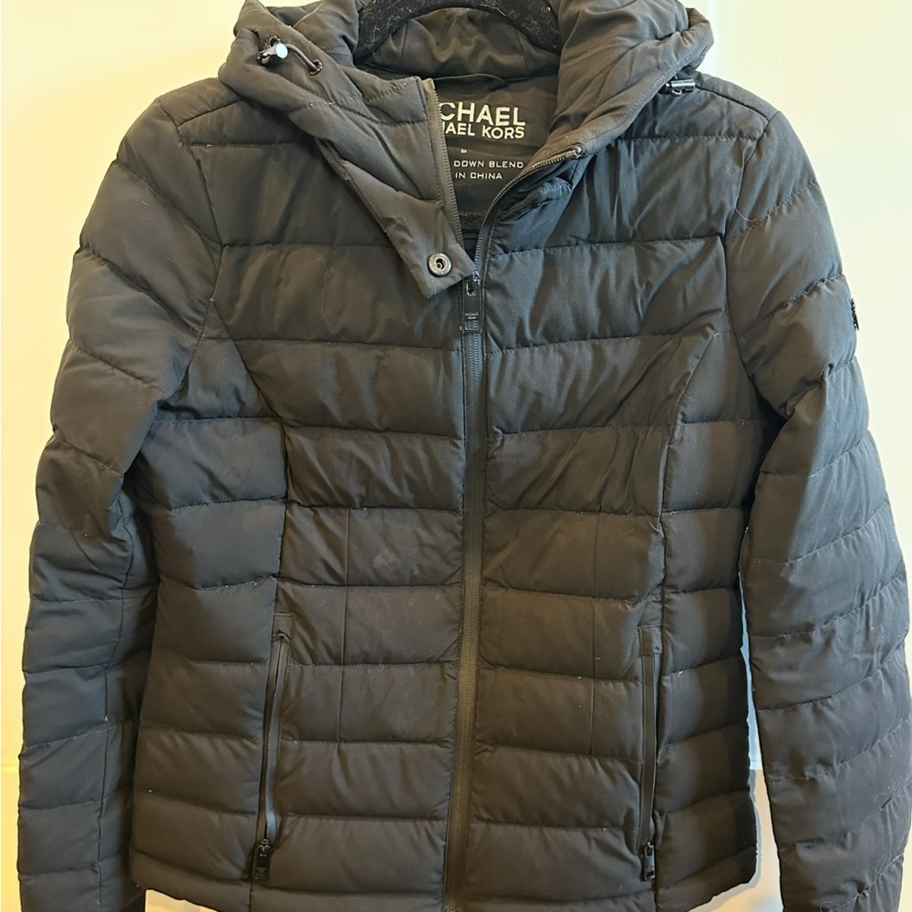 Michael Kors Charcoal Quilted Jacket